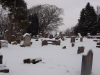 Graveyard in snow 3